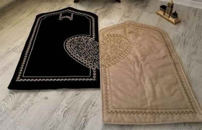 سجاده نماز عروس و داماد با دوخت ظریف و خاص